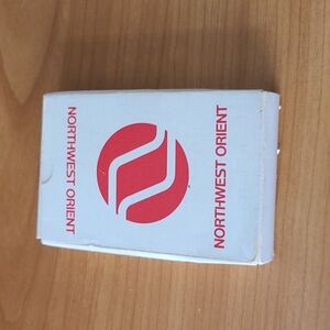 70's Vintage Northwest Orient Airline Collector Playing Cards In Box